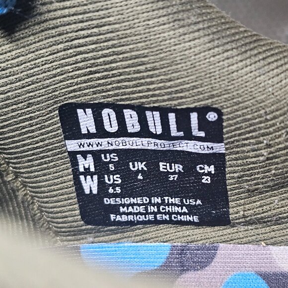 Nobull Olive and Blue Camo Radial Trainers W 6.5 - Picture 4 of 6